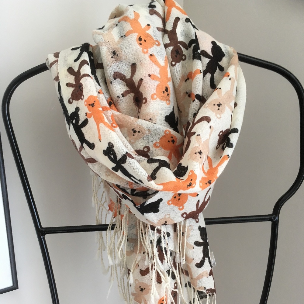 Pashmina Oversized Wool Teddy Bear Scarf